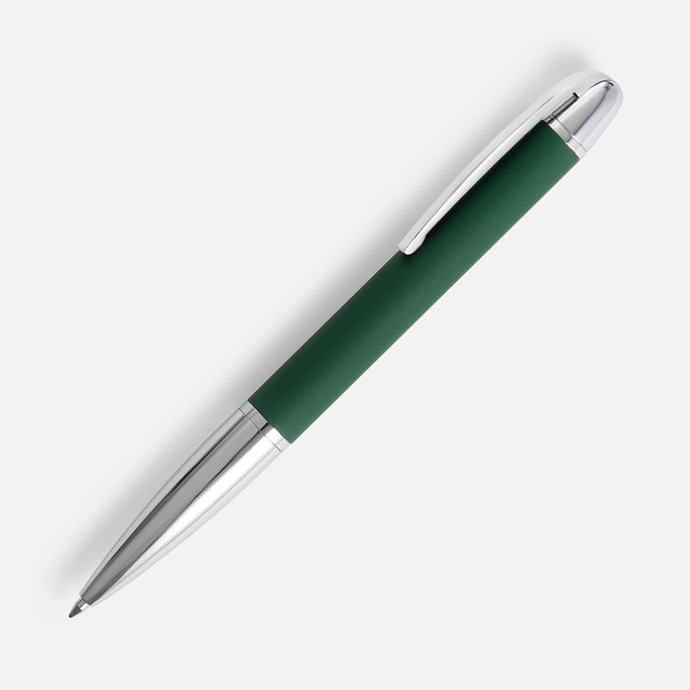 Ручка шариковая Arc Soft Touch, зеленая-1