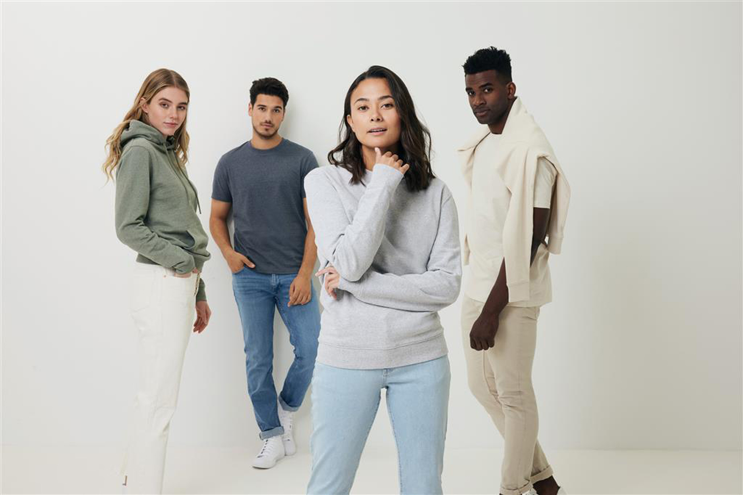 Футболка Iqoniq Manuel из переработанного неокрашенного хлопка, унисекс, 180 г/м²-3