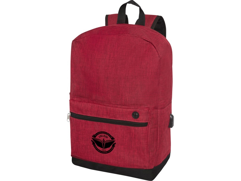 Бизнес-рюкзак для ноутбука 15,6 Hoss, heather dark red-4