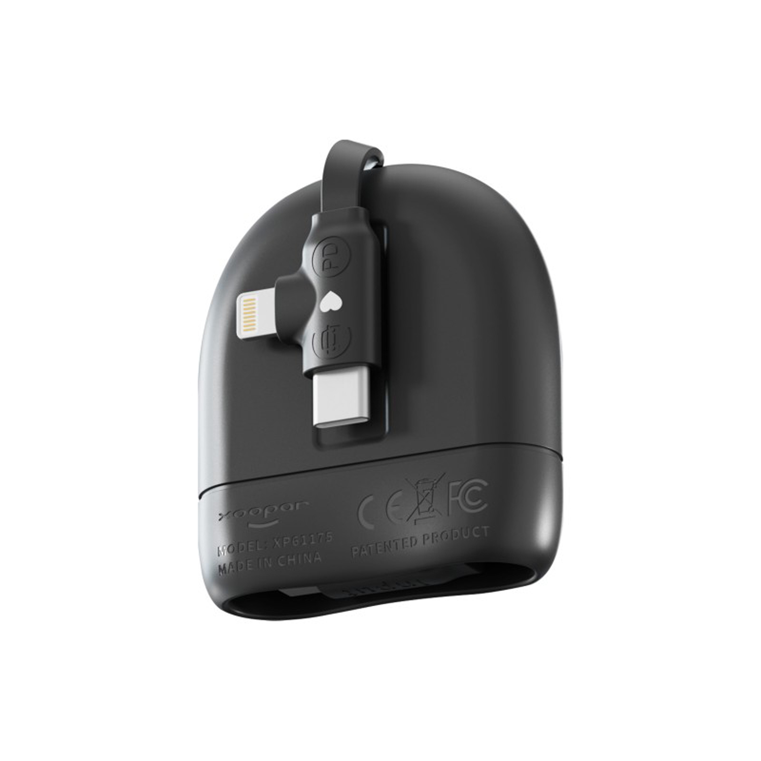Кабель Xoopar ICE-R с ретрактором 2 в 1, разъёмы USB-C и Lightning, 60 Вт-2