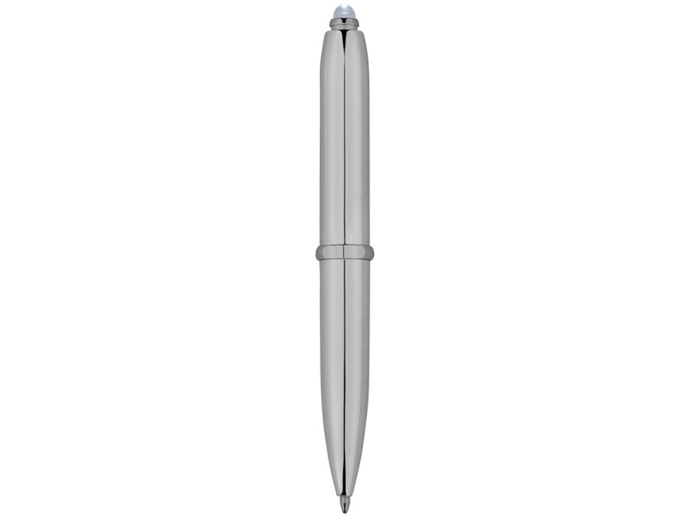 Ручка-стилус шариковая Xenon, белый, синие чернила-3