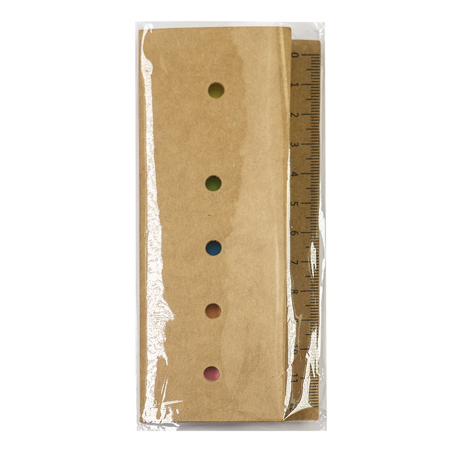 Набор закладок с клеевым краем STICKY, бежевый-3