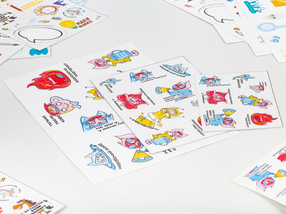 Наклейки UV-DTF Sticker Pack на заказ, L-2