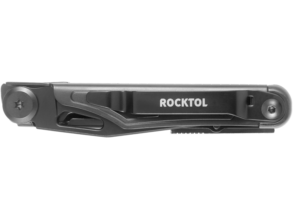Нож-мультитул Rocktol 12 в 1, кожаный чехол, черный-2