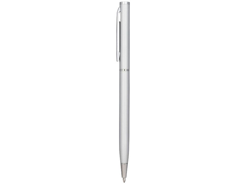 Ручка металлическая шариковая Slim, серый-1