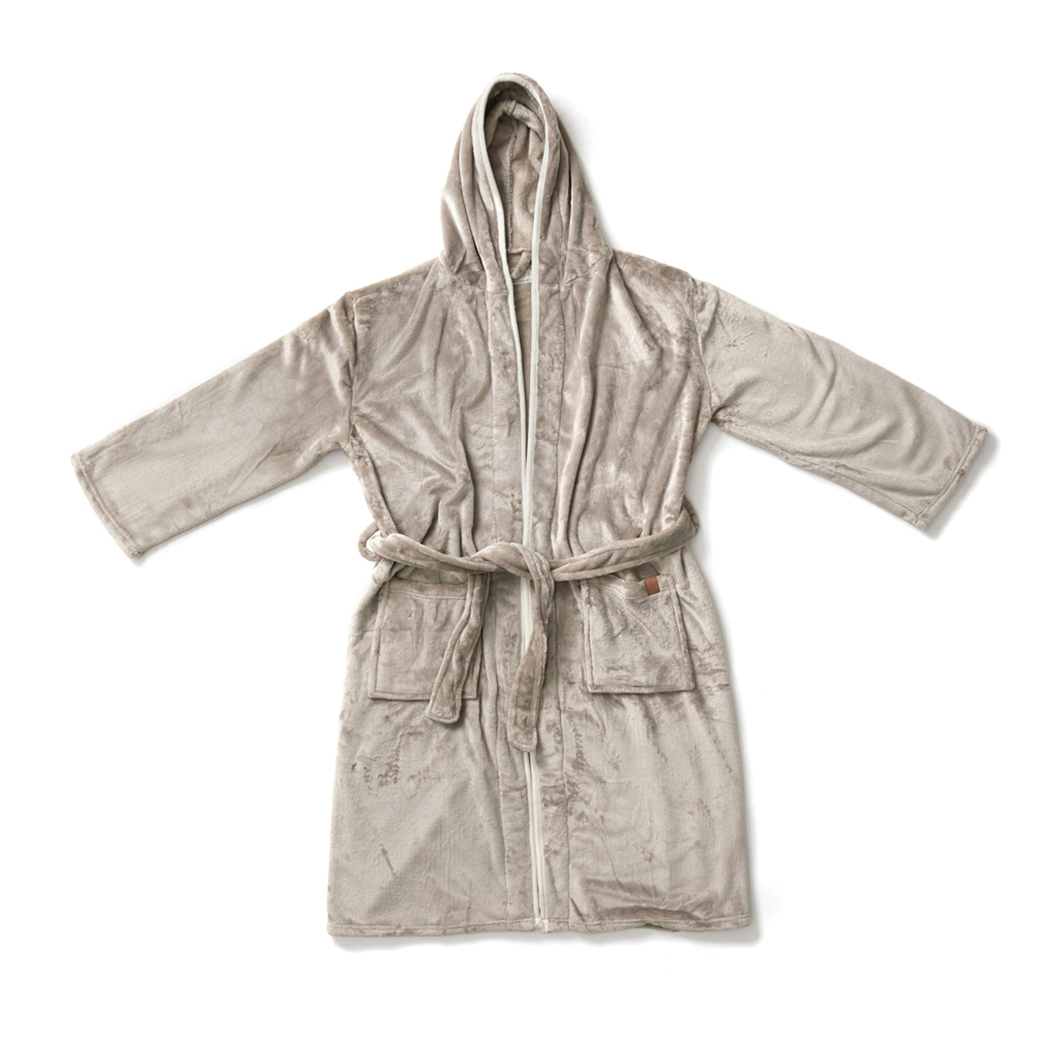 Банный халат VINGA Louis из rPET GRS, S-M, унисекс, 350 г/м²-4