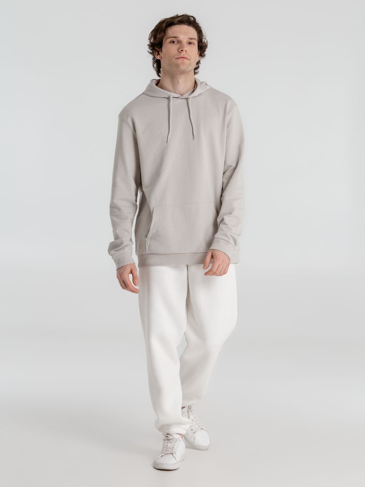 Толстовка с капюшоном унисекс Hoodie, дымчато-серая-7