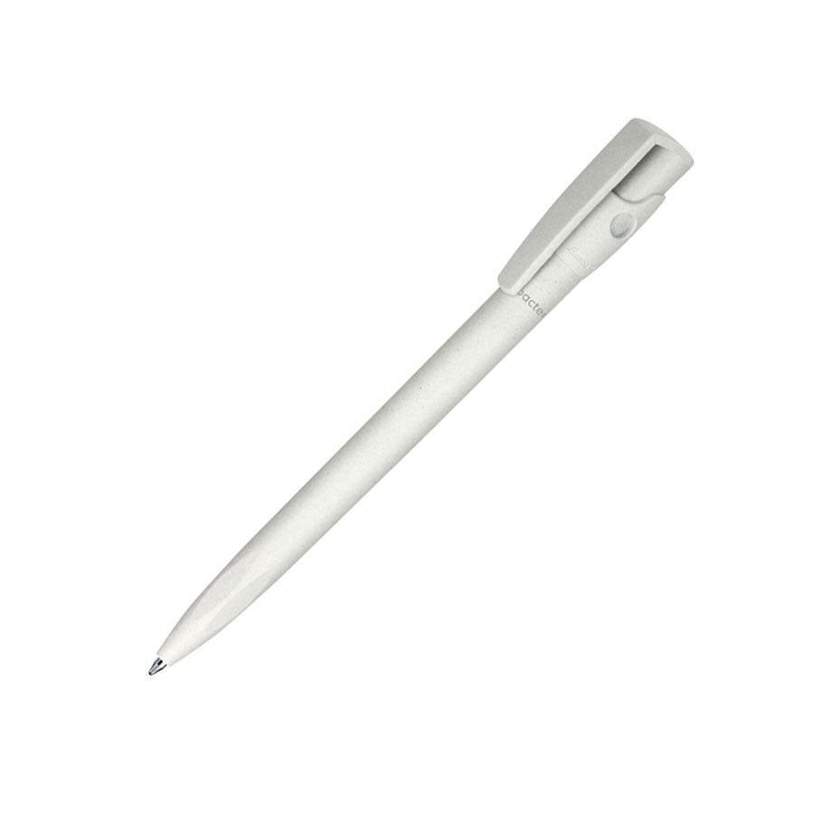 Ручка шариковая KIKI EcoLine SAFE TOUCH, пластик, белый-0
