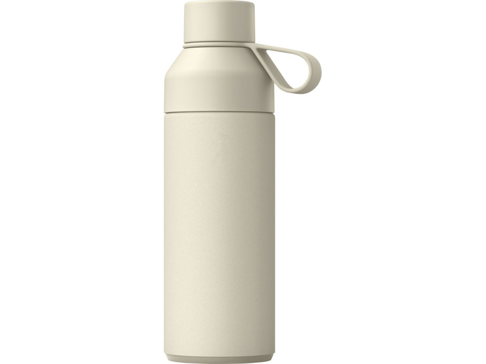 Бутылка для воды Ocean Bottle объемом 500 мл с вакуумной изоляцией - Sandstone-1