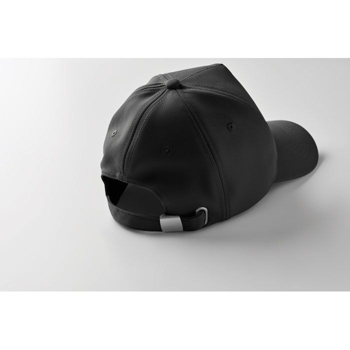 Бейсболка из RPET, черный-2