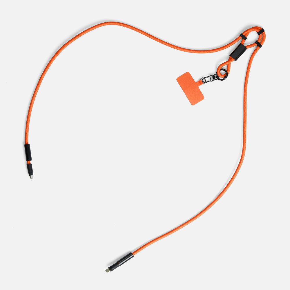 Кабель-ланьярд energyFlex Power Delivery 60 Вт, оранжевый-2