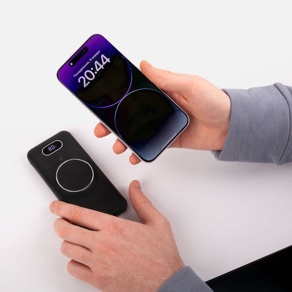 Аккумулятор Omni Qi 10000 мАч, ver.2, черный-4