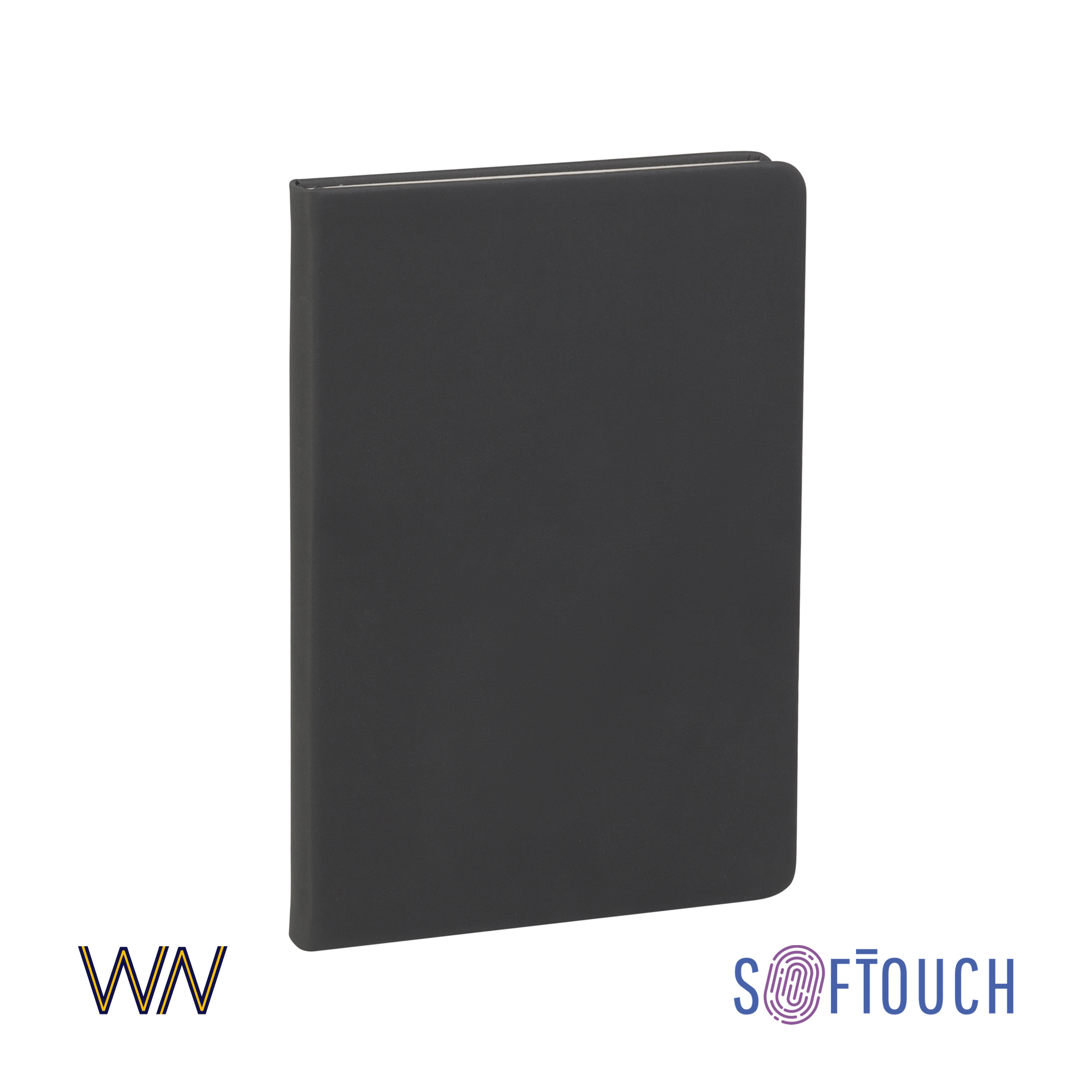 Ежедневник недатированный "Милан", А5, покрытие soft touch-0