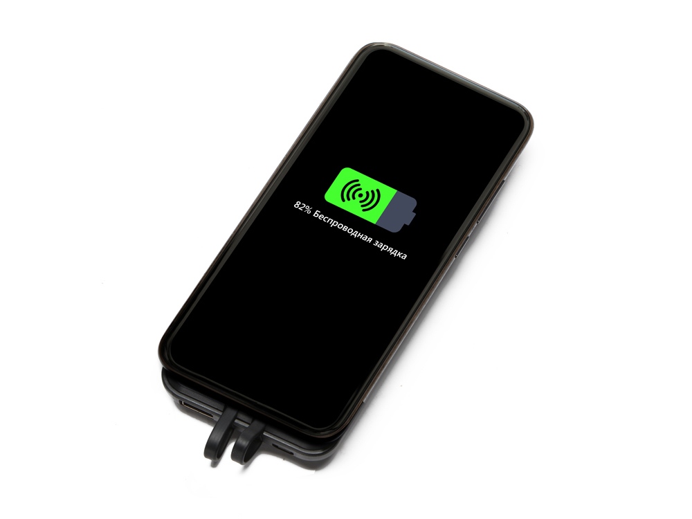 Портативное беспроводное зарядное устройство Octopus Air, 5000 mAh, черный-2