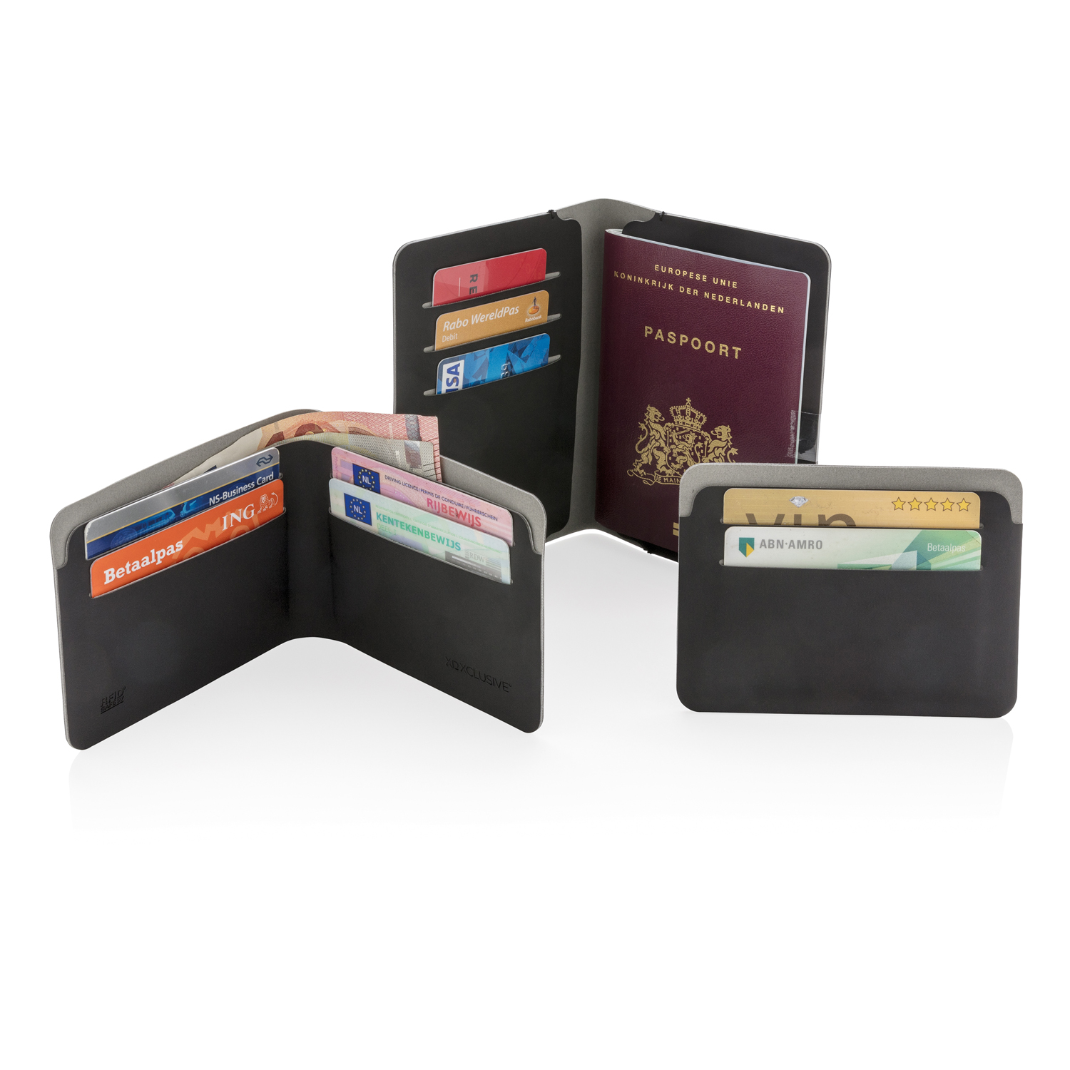Держатель для карт Quebec RFID с защитой от сканирования RFID-11