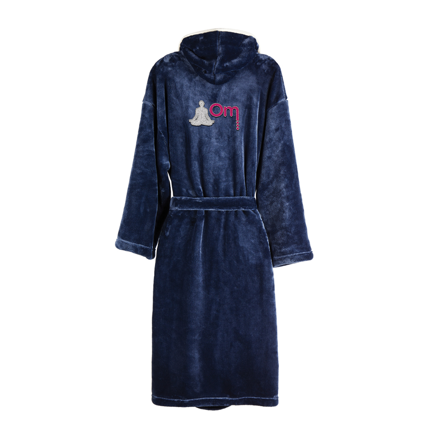 Банный халат VINGA Louis из rPET GRS, S-M, унисекс, 350 г/м²-2