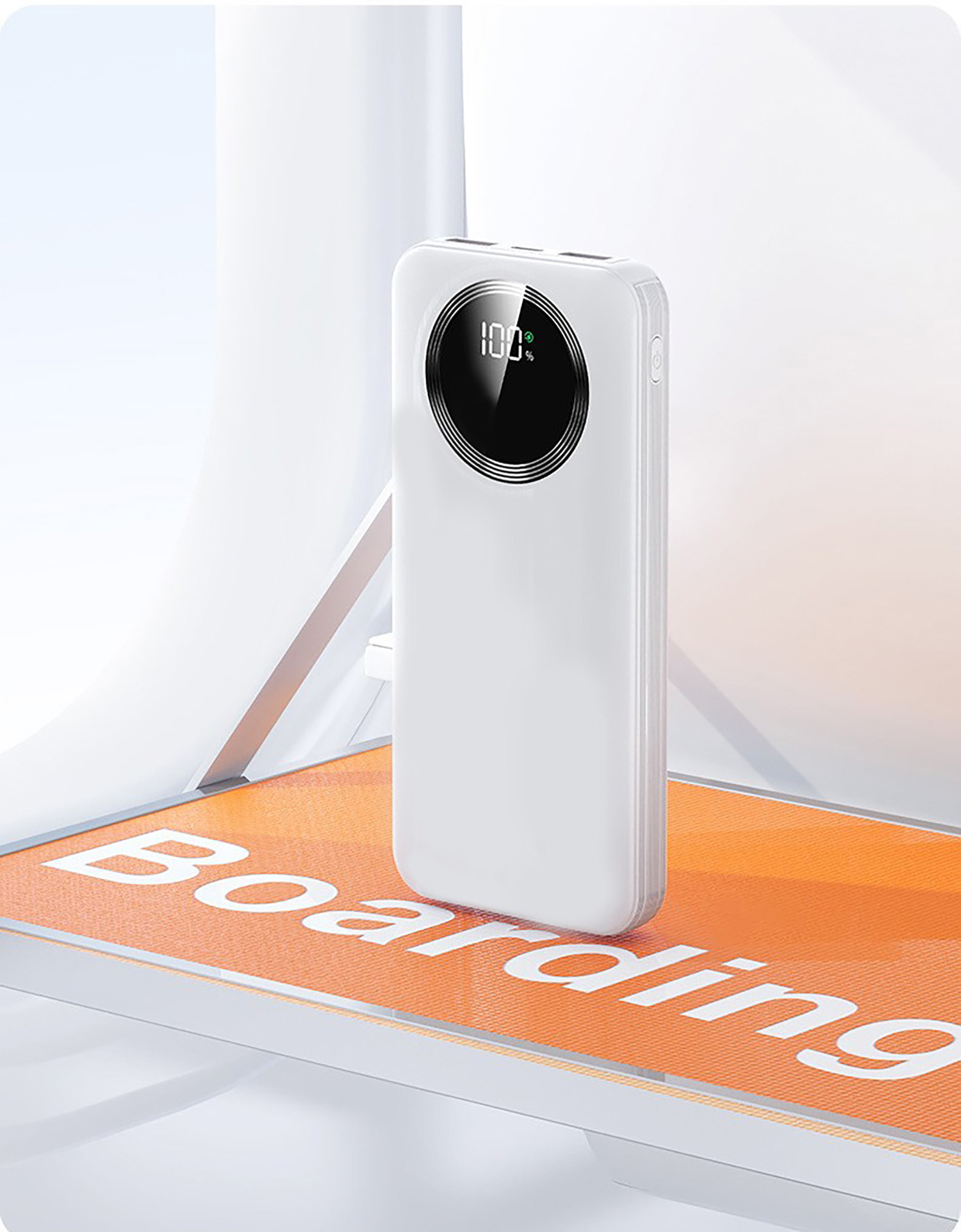 Зарядное устройство "Phantom" 10000 mAh с 4мя встроенными кабелями и цифровым индикатором заряда-2