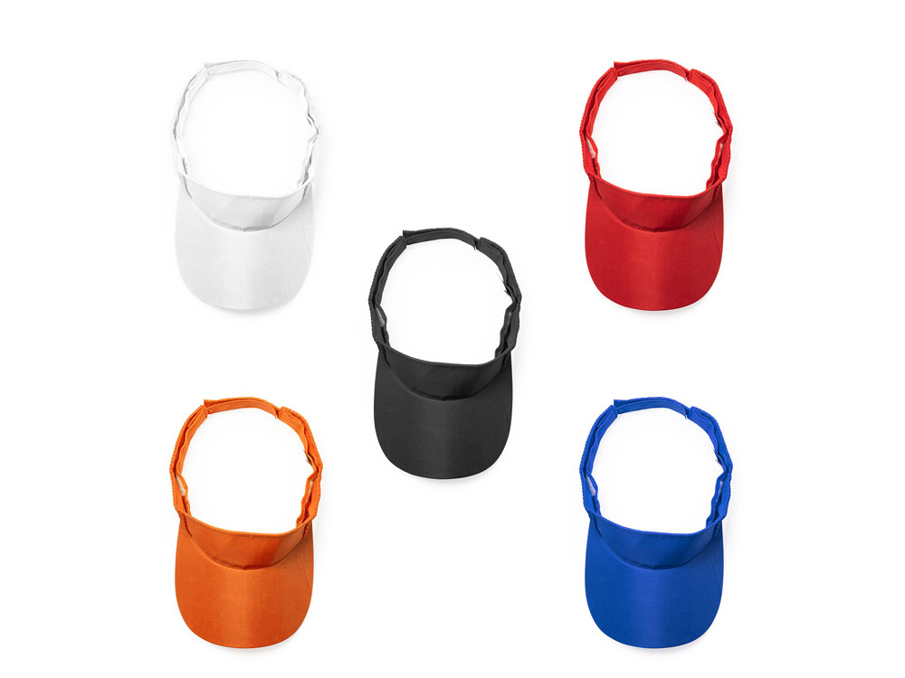 Козырек WIZER из мягкой микрофибры, красный-1
