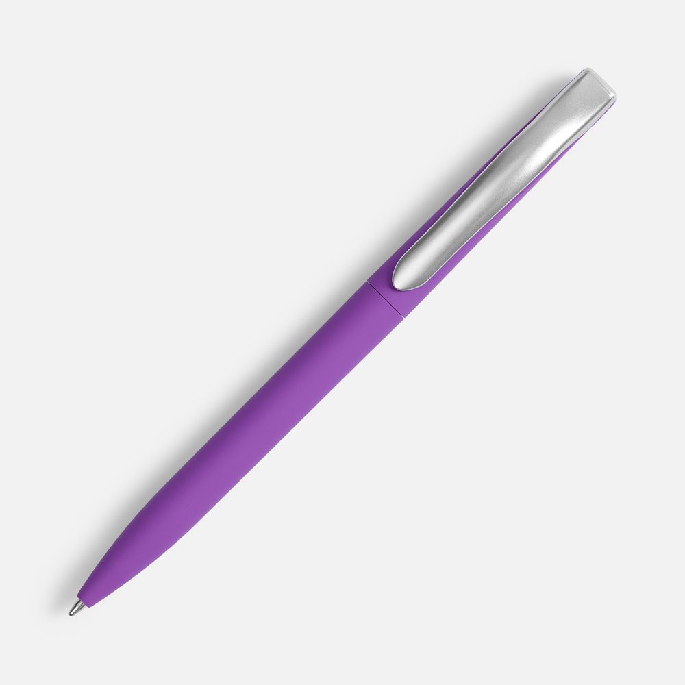 Ручка шариковая Pin Soft Touch, ver.2, фиолетовая-1