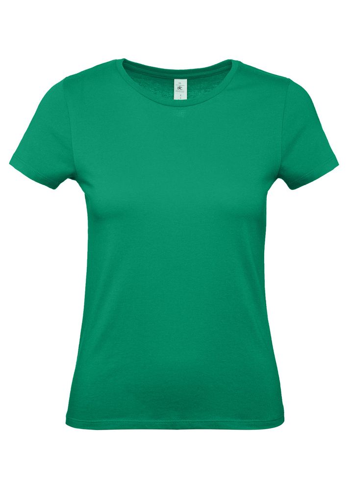 Футболка женская E150, зеленая-0
