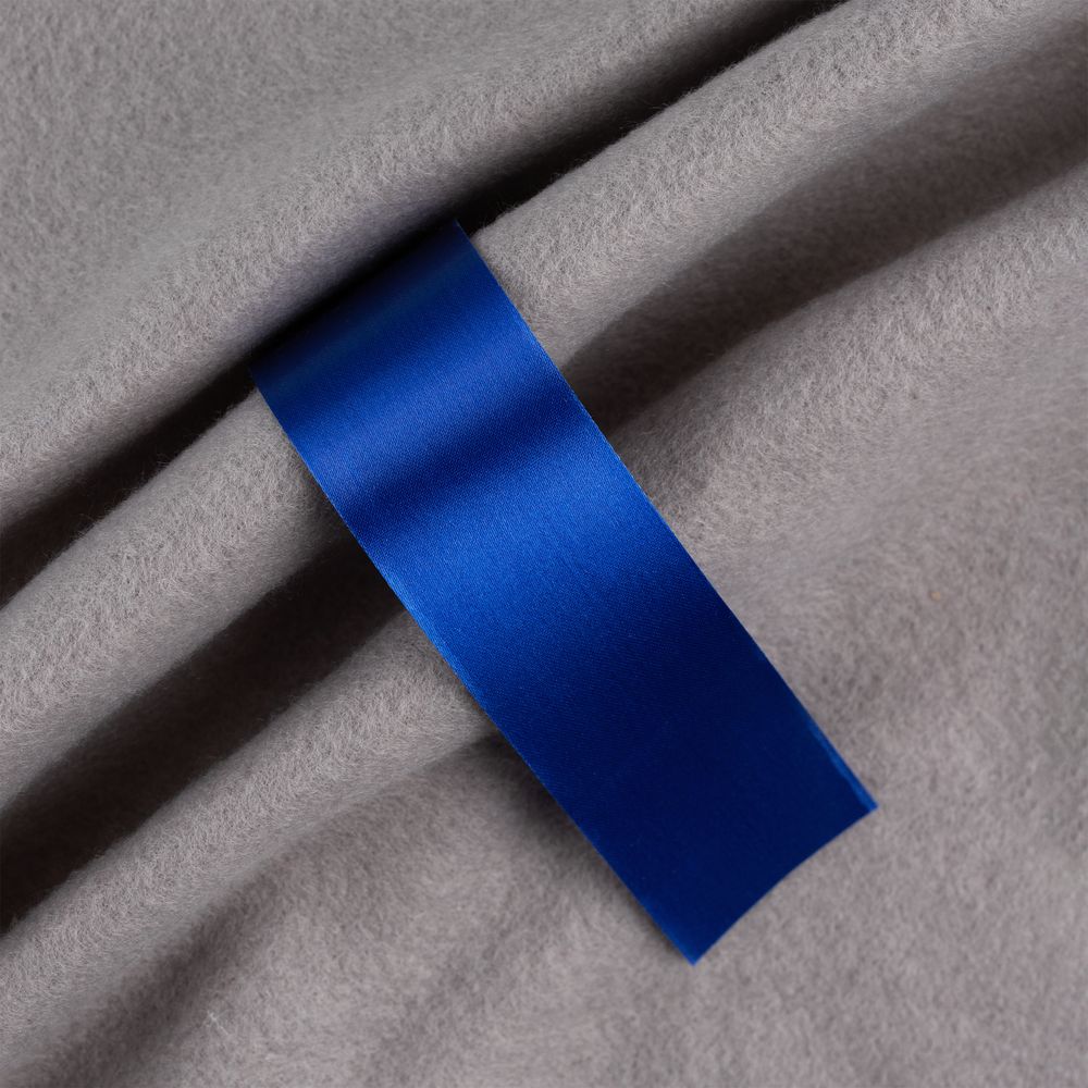 Лента сатиновая Satin 35 S, синяя, 40 см-0