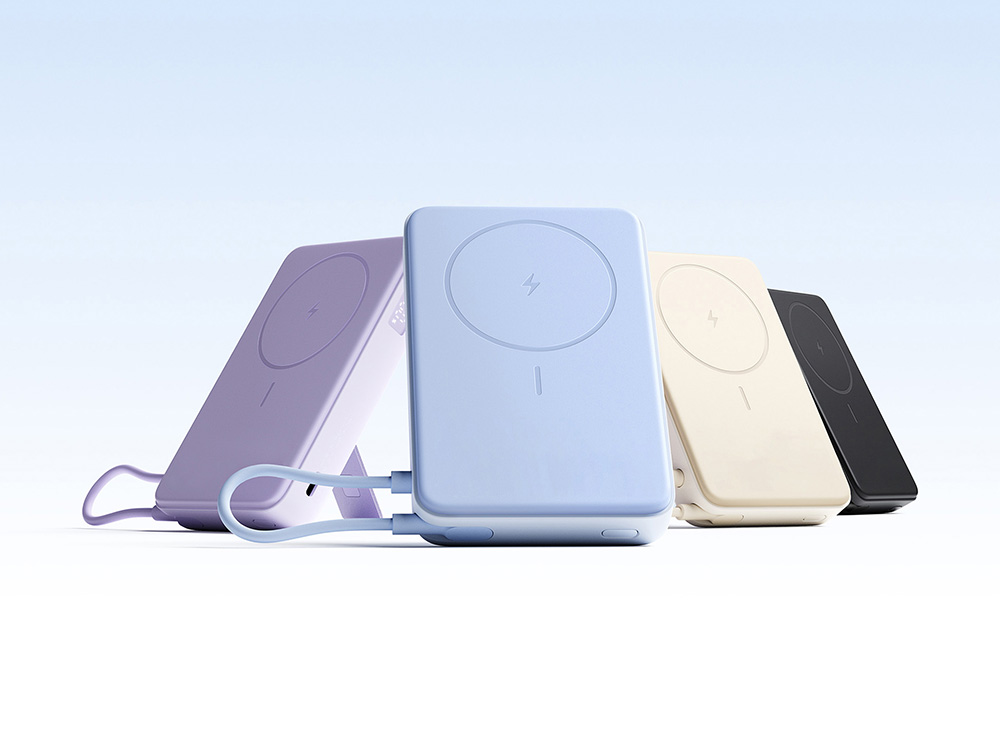 Внешний аккумулятор Xiaomi Magnetic Power Bank 10000 with Built-in Stand Beige-7