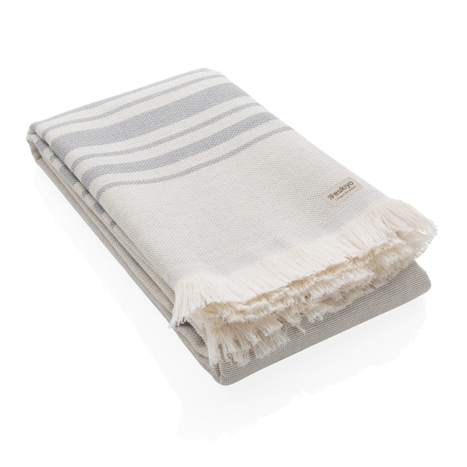 Накидка Ukiyo Yumiko из переработанного хлопка AWARE™, 100x180 см-1