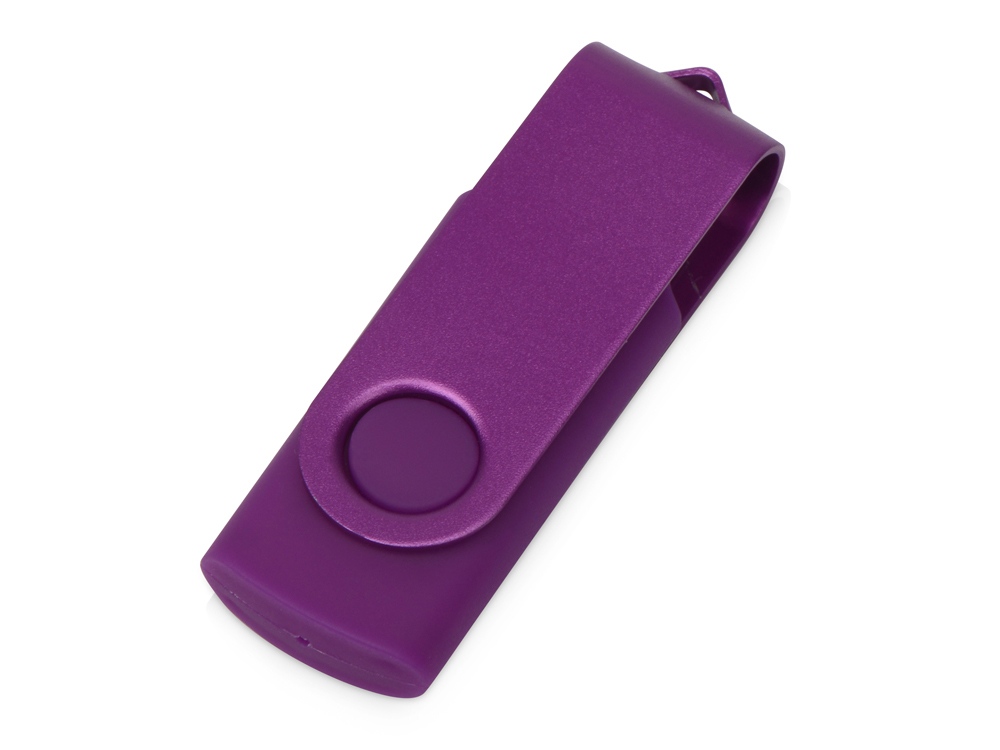 Флеш-карта USB 2.0 8 Gb Квебек Solid, фиолетовый-0