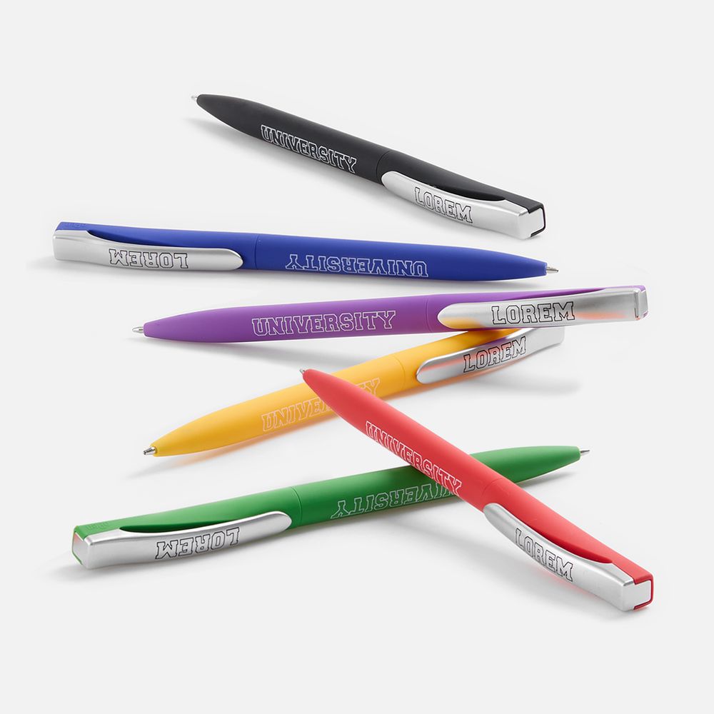 Ручка шариковая Pin Soft Touch на заказ-1
