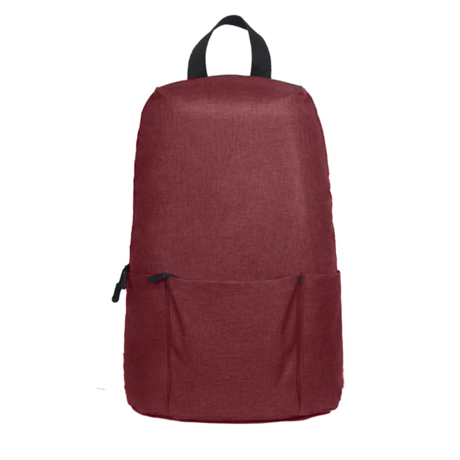 Лёгкий меланжевый рюкзак BASIC, красный-3