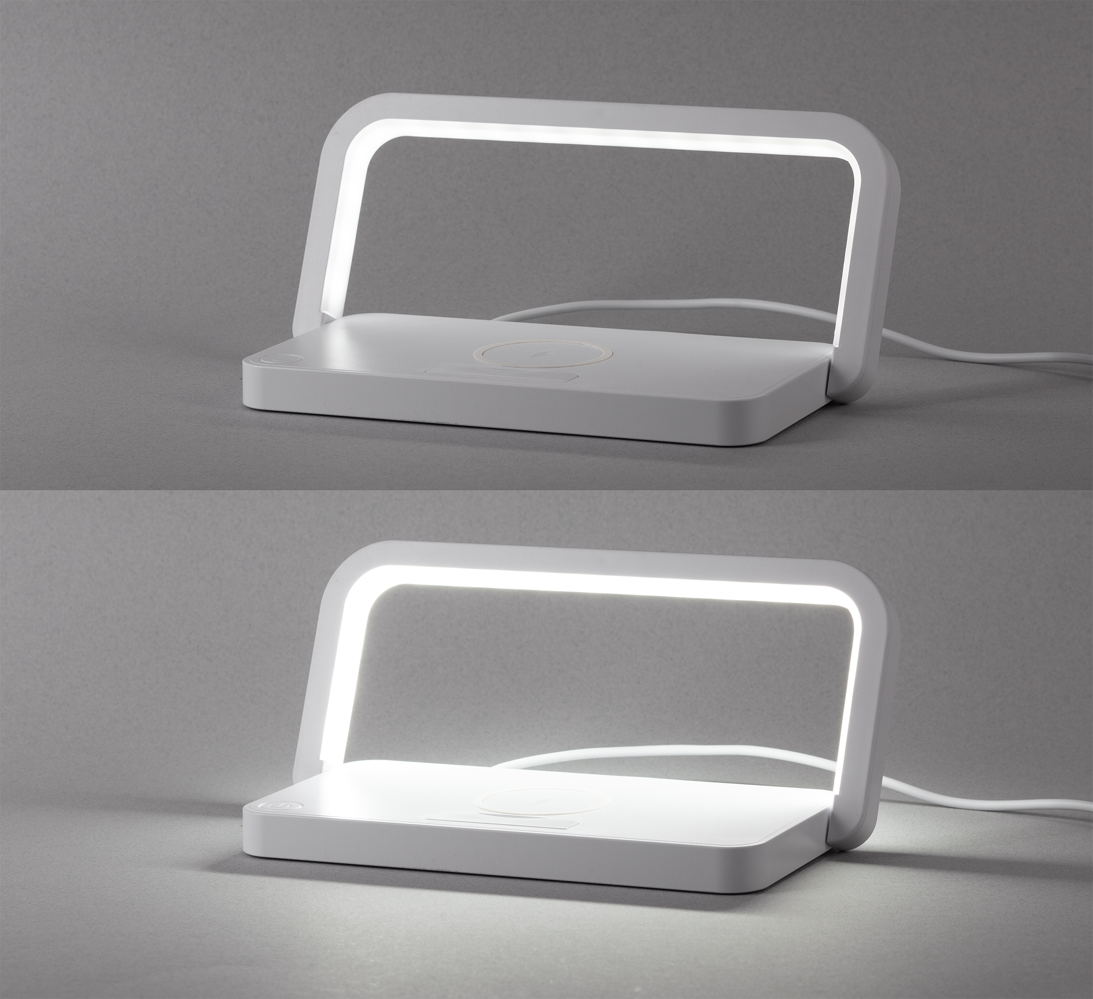 Лампа складная "Smart Light" с беспроводным (10W) зарядным устройством и подставкой для смартфона-5