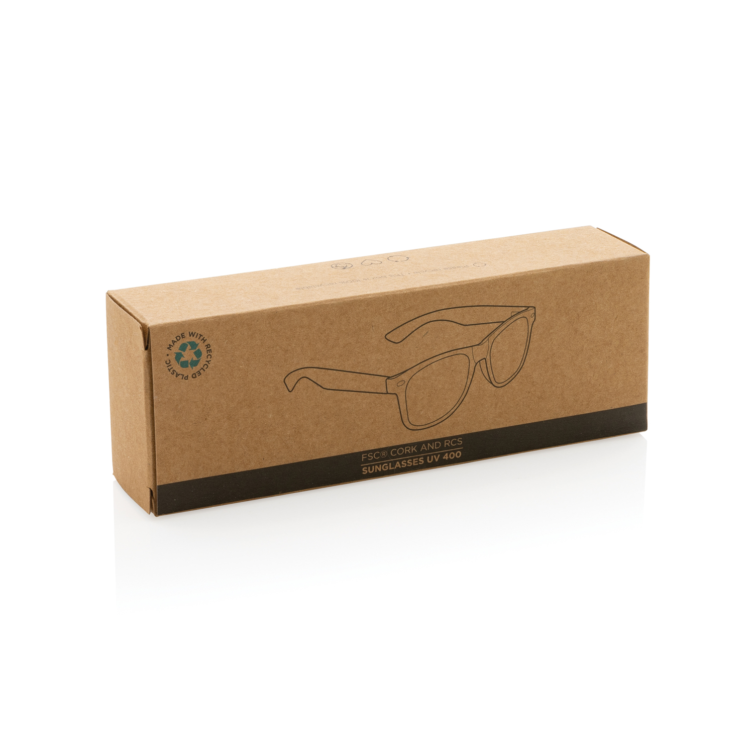 Солнцезащитные очки Cork из переработанного пластика, UV 400-6