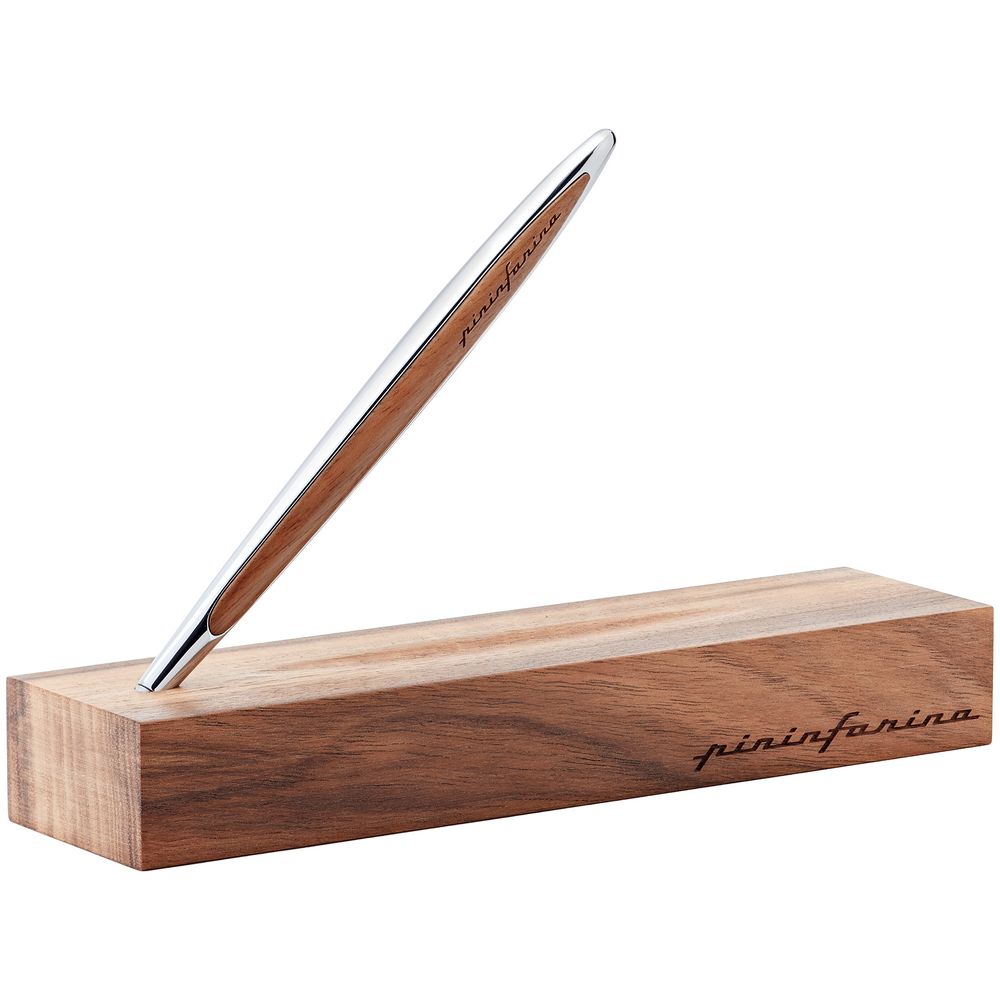 Шариковая ручка Cambiano Shiny Chrome Walnut-0