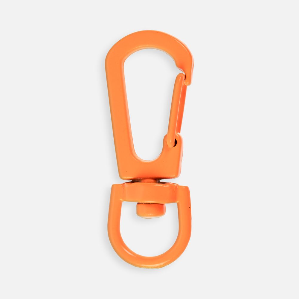 Застежка-карабин Snap Hook, S, оранжевый неон-1