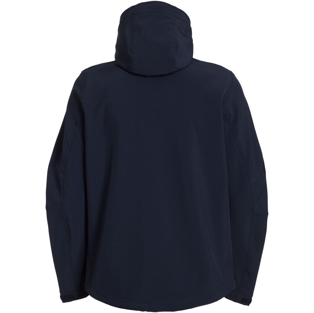 Куртка мужская Hooded Softshell темно-синяя-3