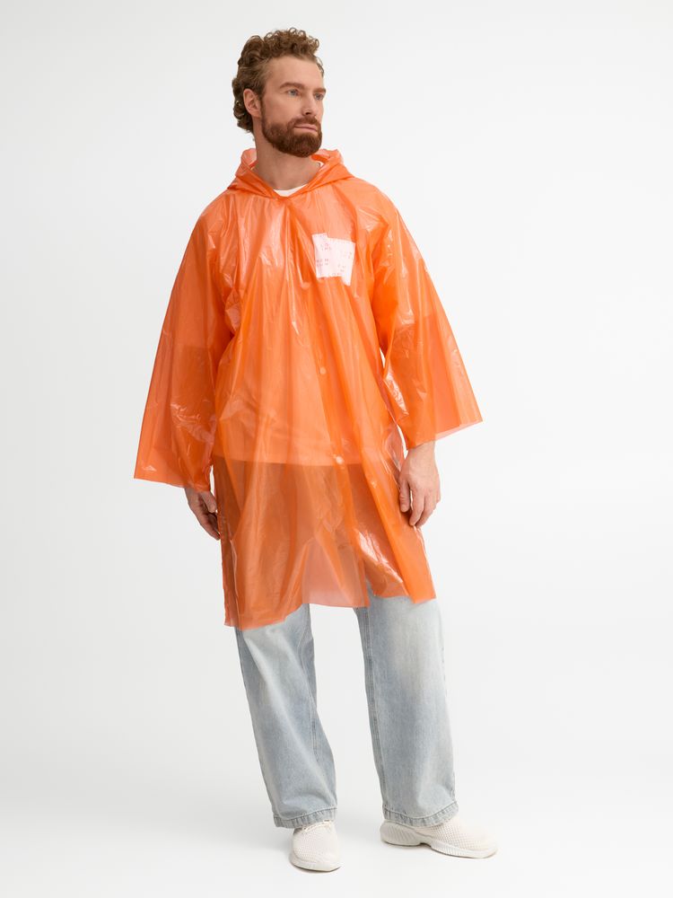 Дождевик-плащ BrightWay с печатью в один цвет на заказ-5