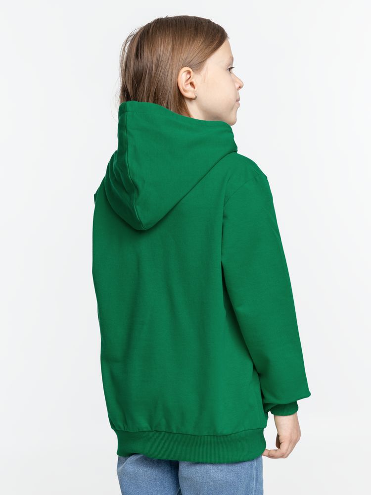 Толстовка с капюшоном детская Kirenga Kids, зеленая-4