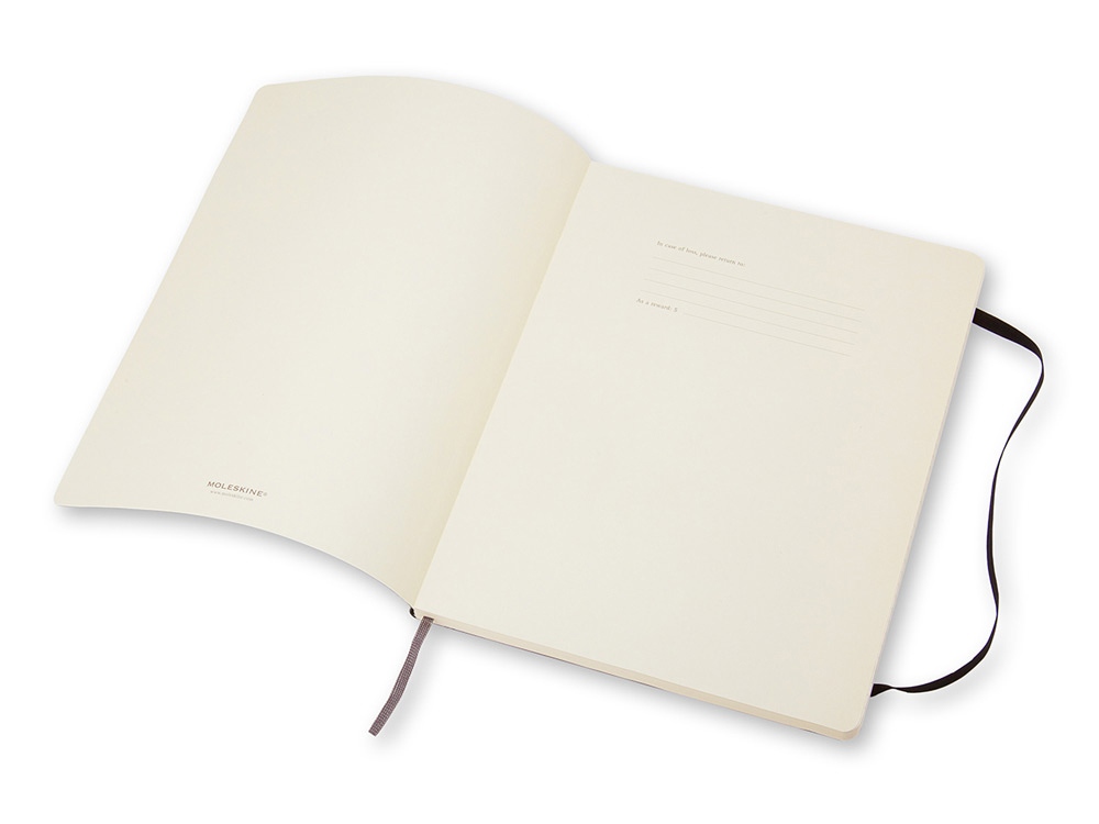 Записная книжка Moleskine Classic Soft (в линейку), ХLarge (19х25 см), черный-1