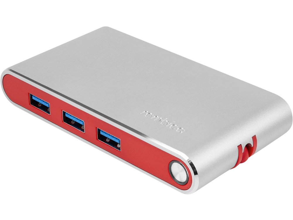 Хаб USB Rombica Type-C Hermes Red-0