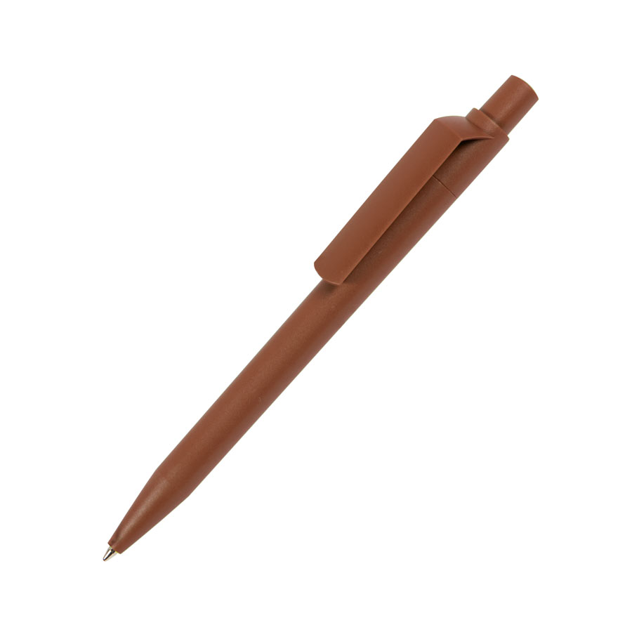 Ручка шариковая DOT, матовое покрытие, коричневый-0