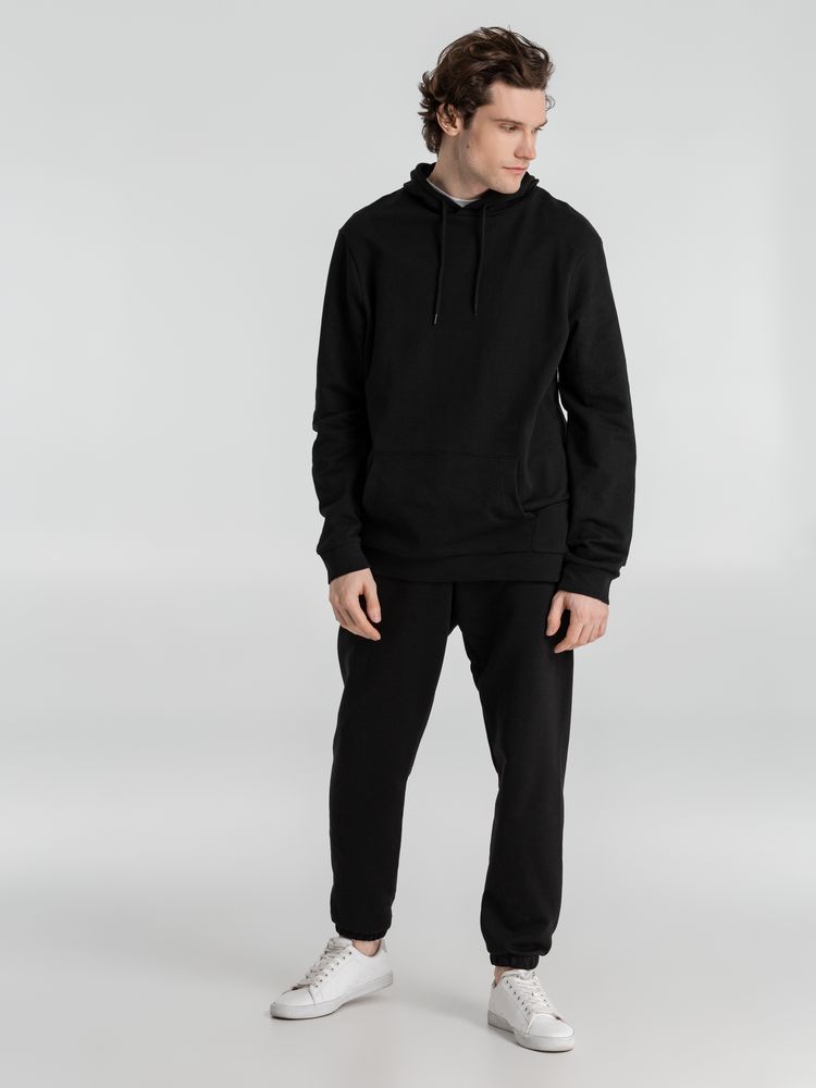 Толстовка с капюшоном унисекс Hoodie, черная-6