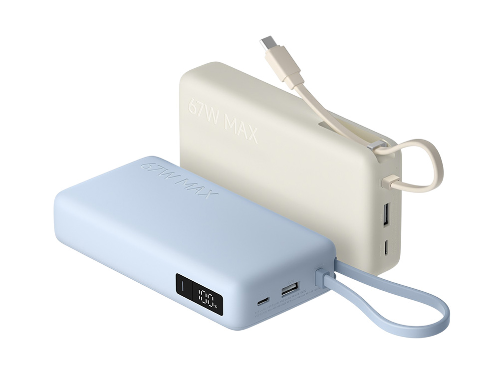 Внешний аккумулятор со встроенным кабелем Xiaomi 67W Power Bank 20000 (Integrated Cable) Ice Blue-6