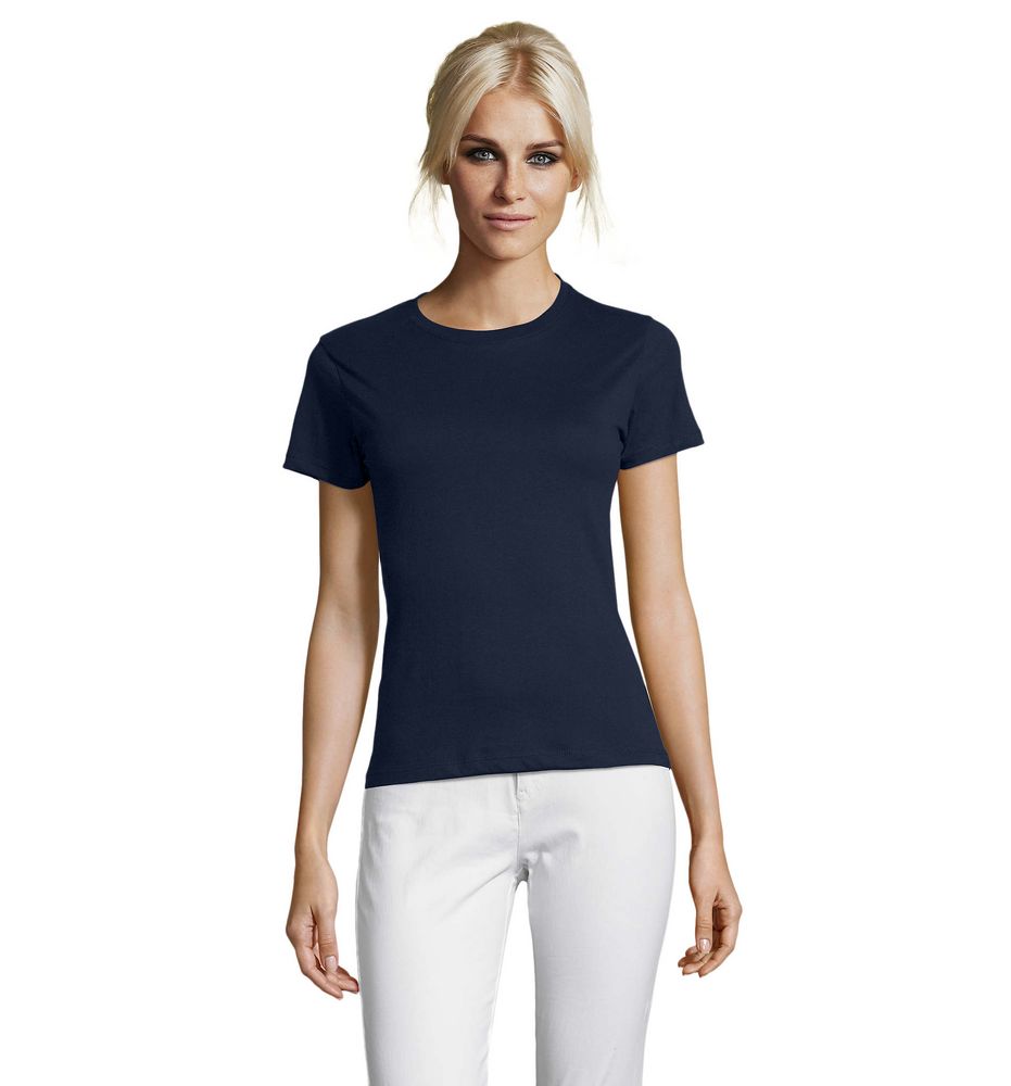 Футболка женская Regent Women, темно-синяя (navy)-4
