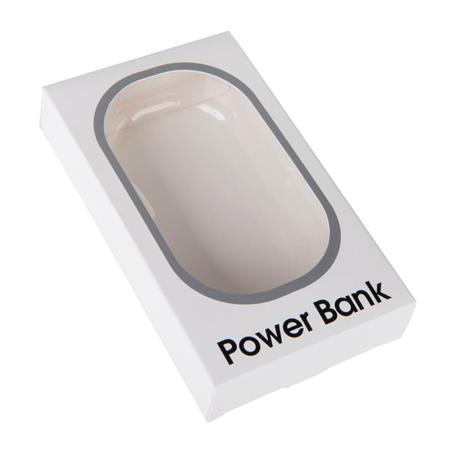 Универсальное зарядное устройство SEASHELL-1 (2000 mAh), белый-4