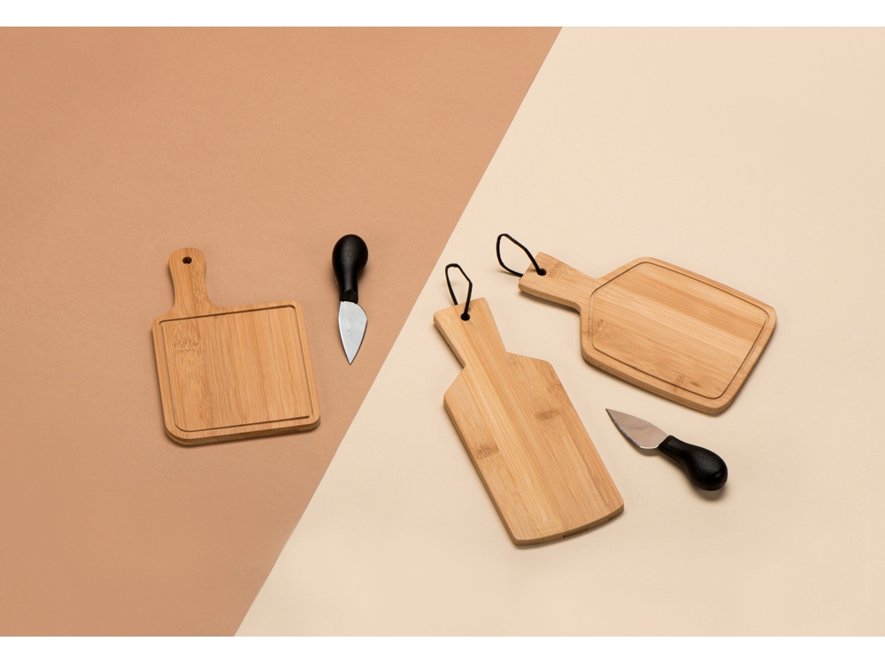 Набор для сыра из бамбуковой доски и ножа Bamboo collection Pecorino-6