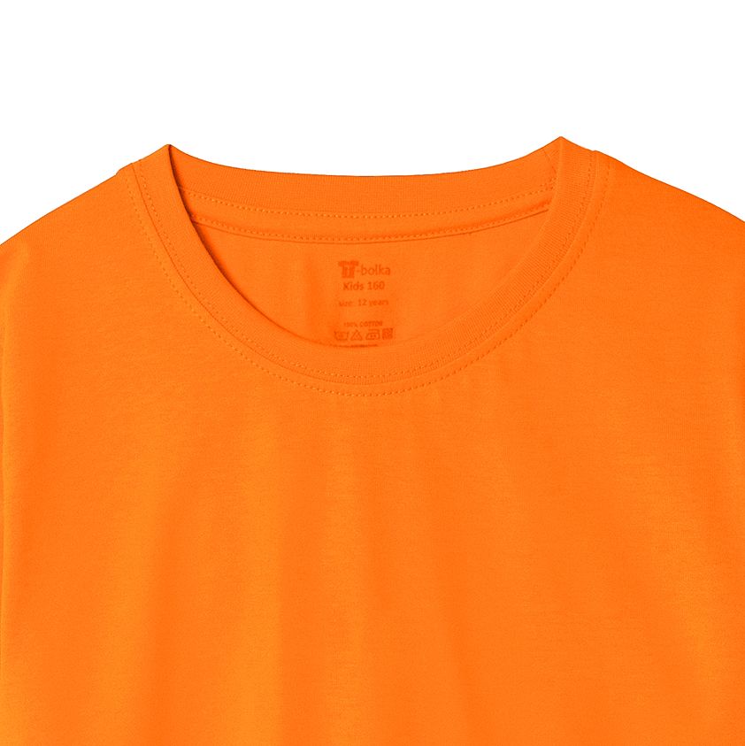 Футболка детская T-Bolka Kids, оранжевая-3