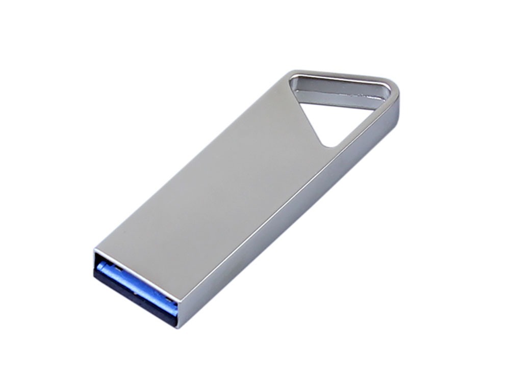USB 3.0-флешка на 64 Гб с мини чипом, компактный дизайн, отверстие треугольной формы для цепочки-1