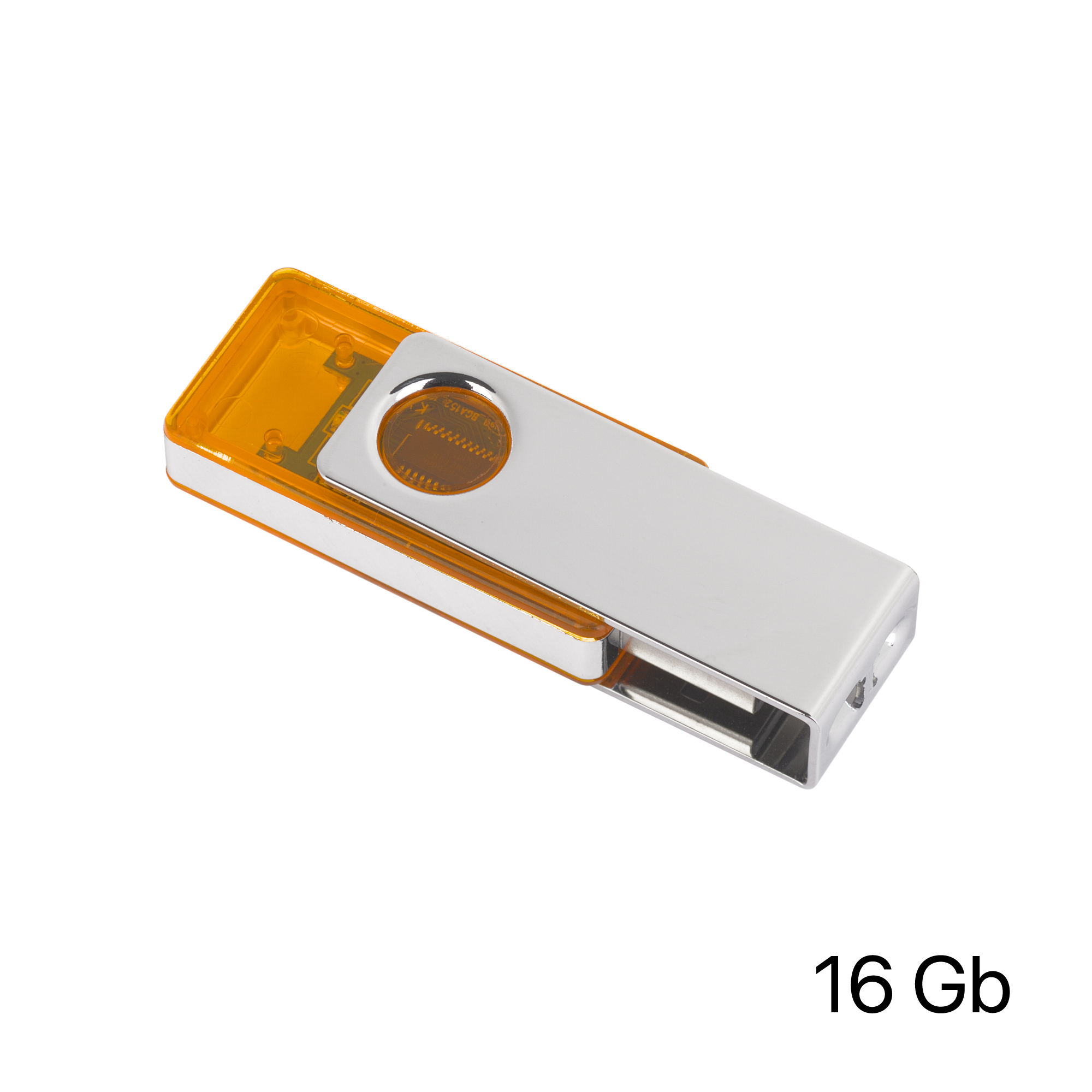 Флеш-карта TWISTA Transparent MS, 16Гб-1