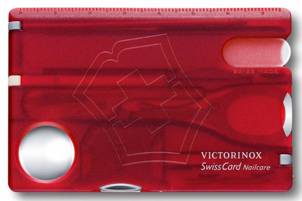 Набор инструментов SwissCard Nailcare, красный-1