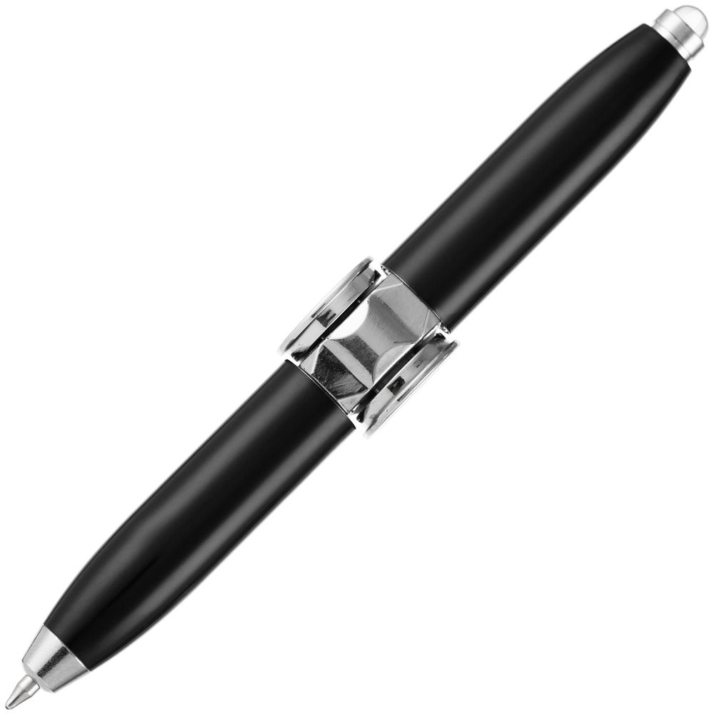 Ручка-спиннер Flipen с фонариком, черная-1